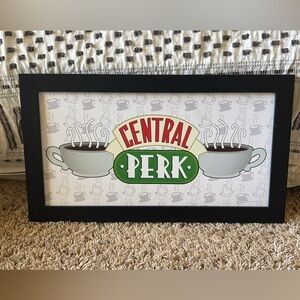 Friends Central Perk Coffee Framed Art